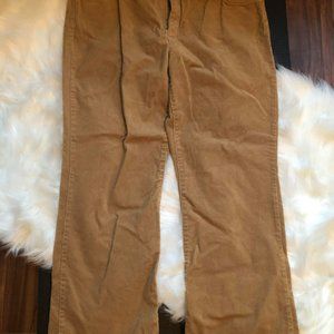 Lands' End Straight Leg Pants Womens Fit 2 100% Ba